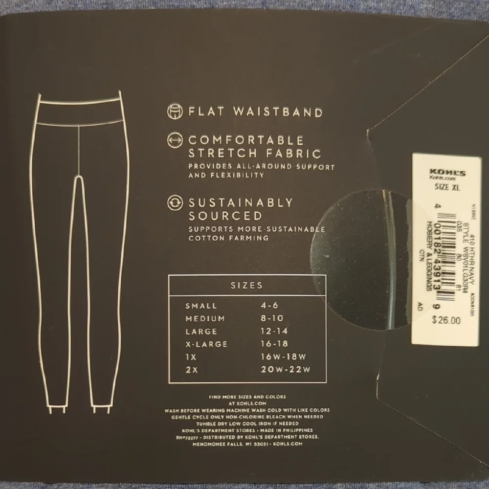 Simply Vera Wang Leggings - Picture 3 of 3